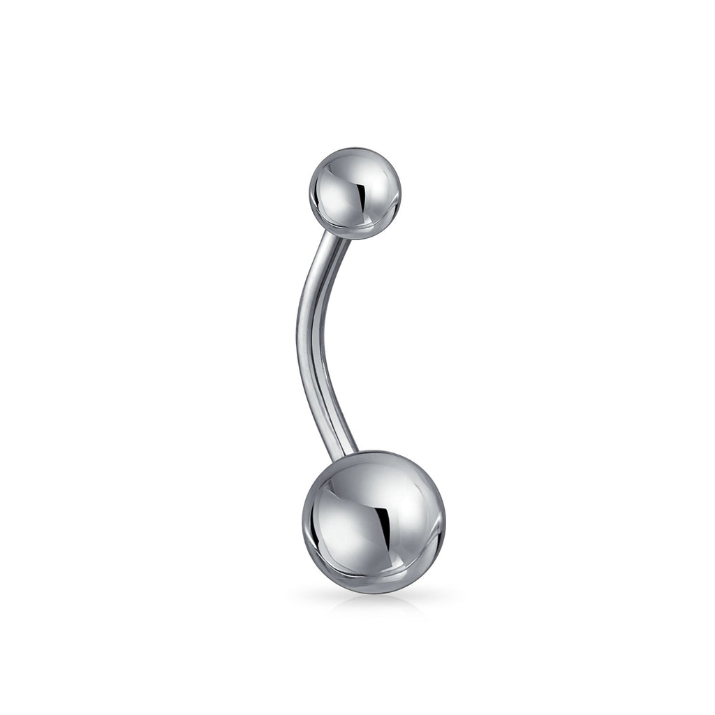 Ensemble 5 Barres De Nombril Vcmart - Acier Inoxydable 316L | Bijoux Piercing 1.6mm, 10mm